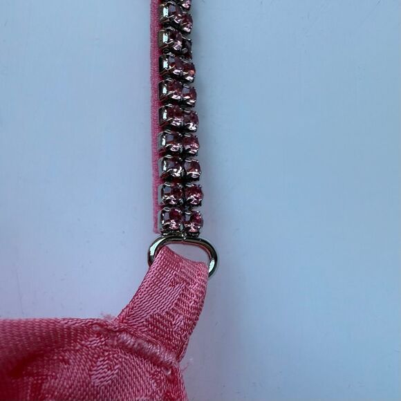 NWT For Love & Lemons. Gabrielle mini dress in pink Size M - Picture 14 of 15